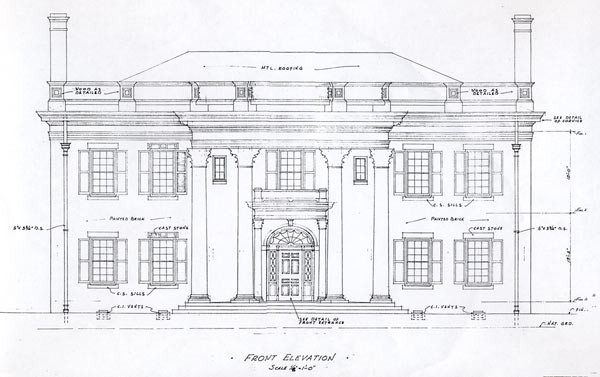 Original Mansion Drawing